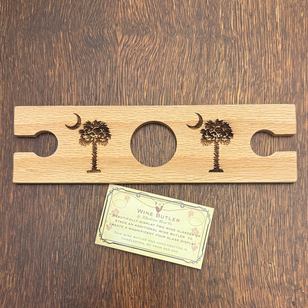 Wooden Wine Glass Holder
